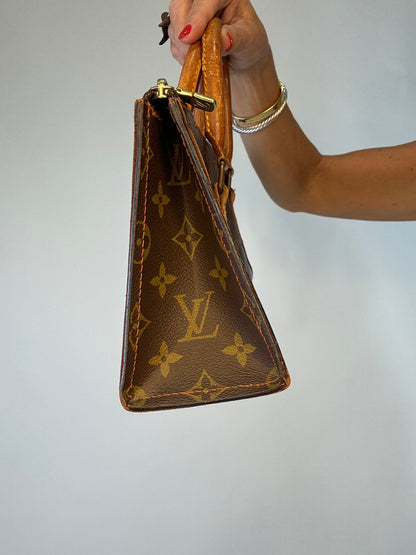 Louis Vuitton Triangle Sac Rare Monogram East to West Bag