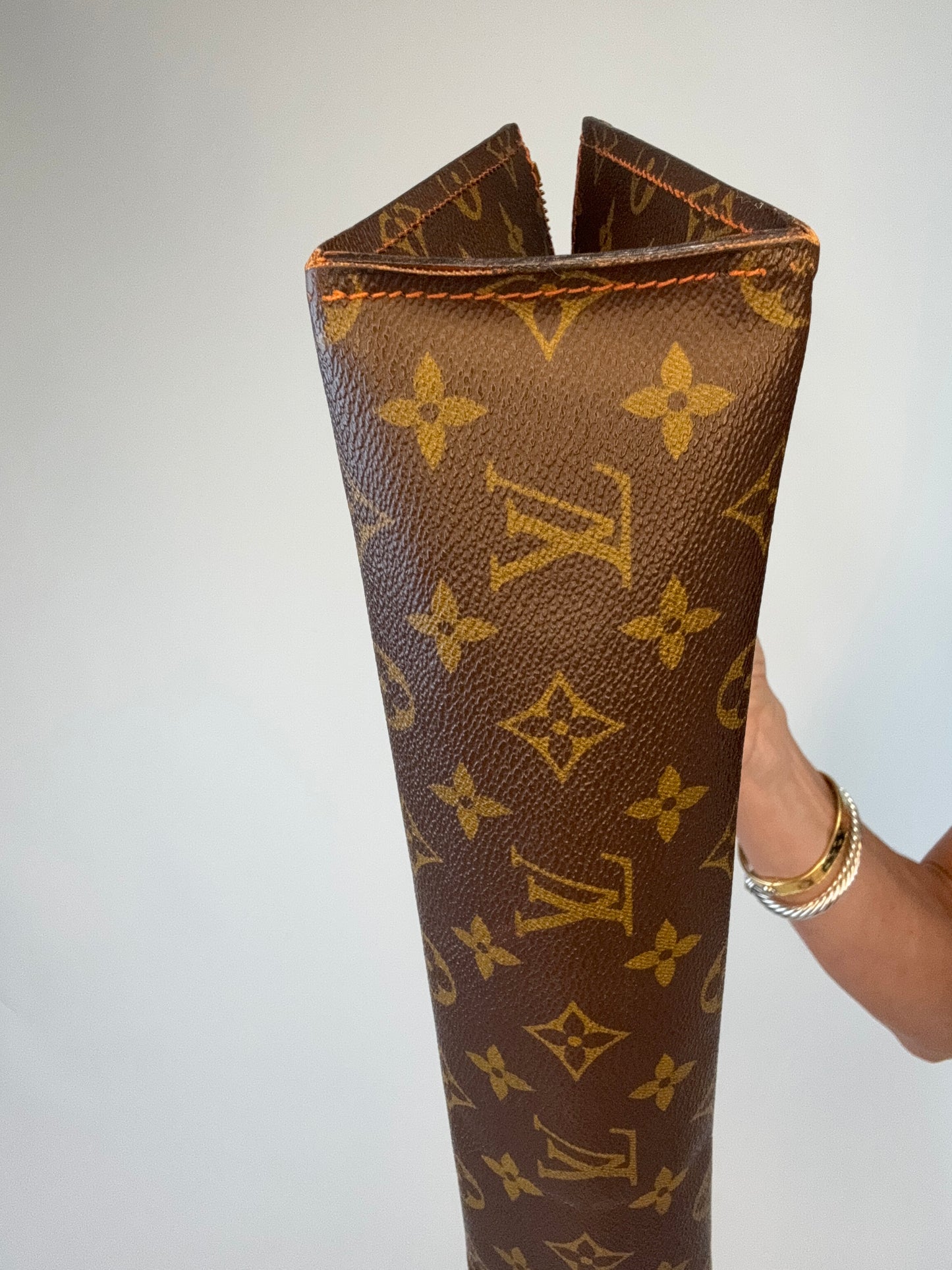 Louis Vuitton Triangle Sac Rare Monogram East to West Bag