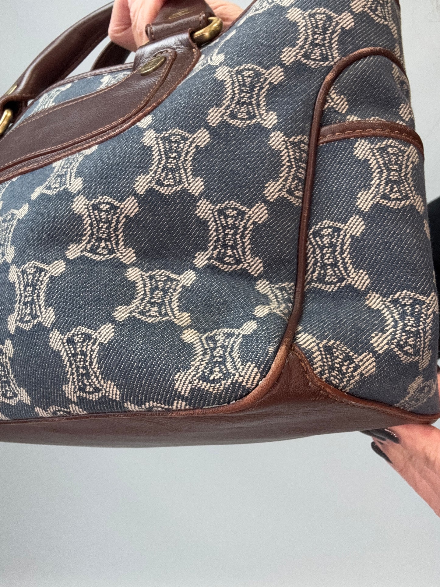 Celine Vintage Denim Boogie Bag