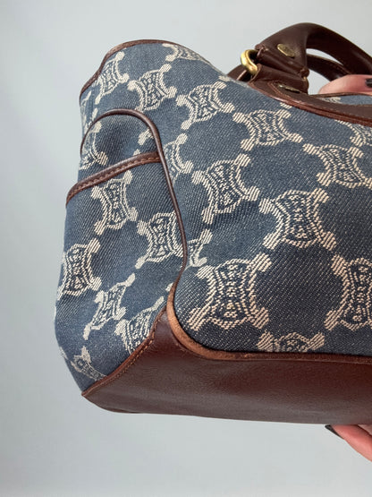 Celine Vintage Denim Boogie Bag