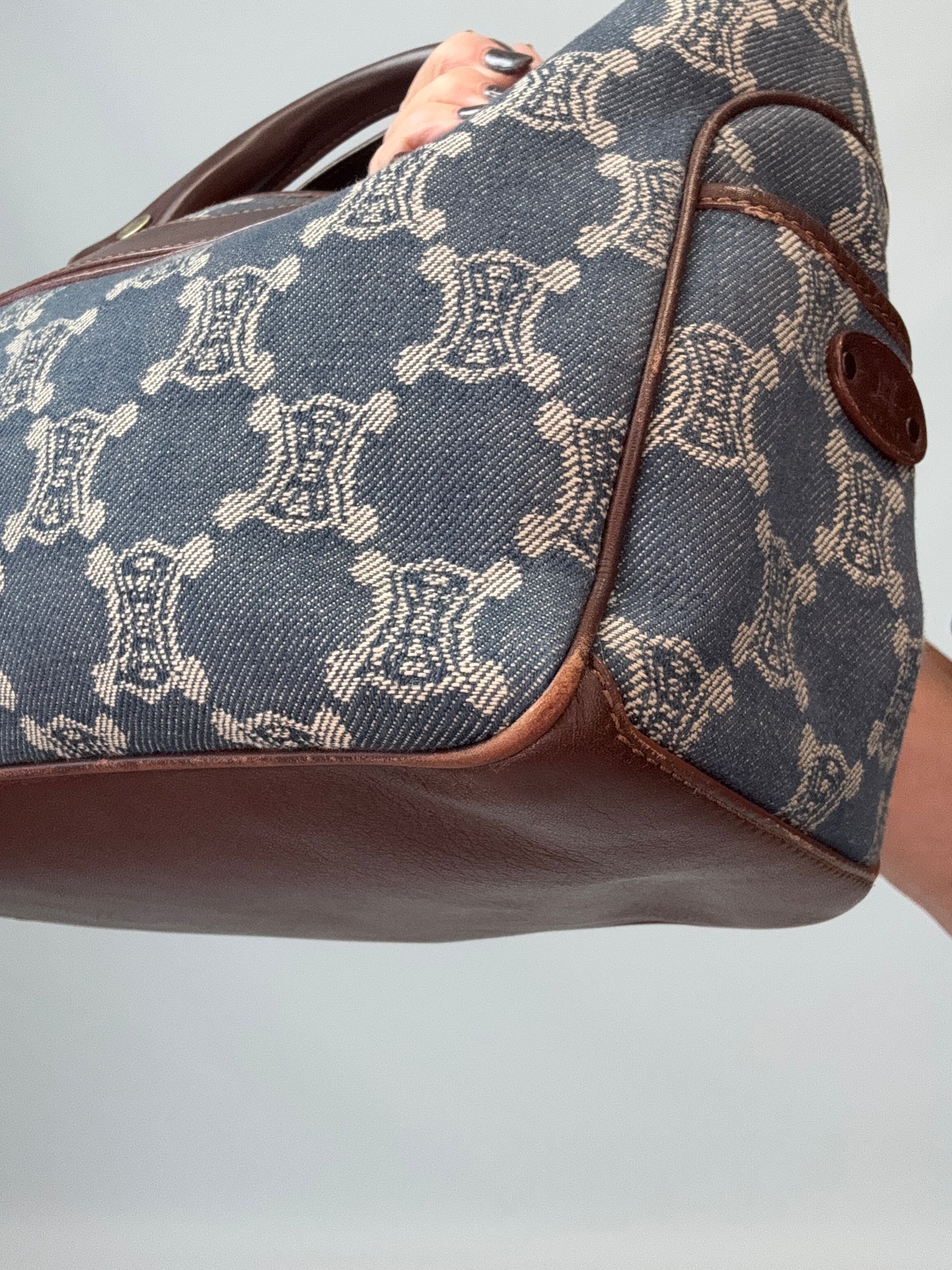 Celine Vintage Denim Boogie Bag
