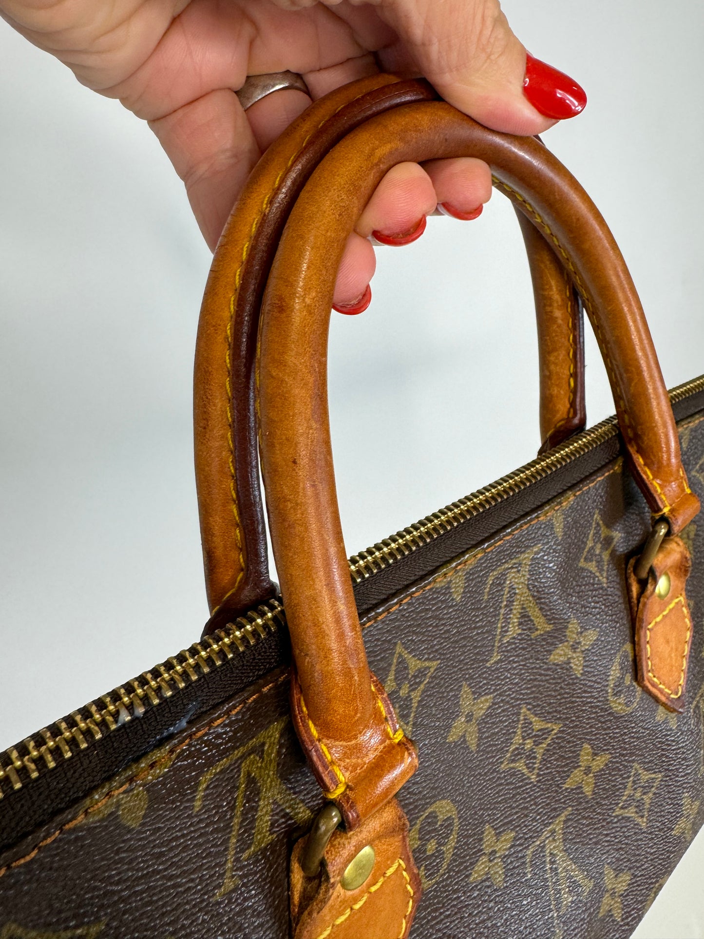 Louis Vuitton Triangle Sac Rare Monogram East to West Bag