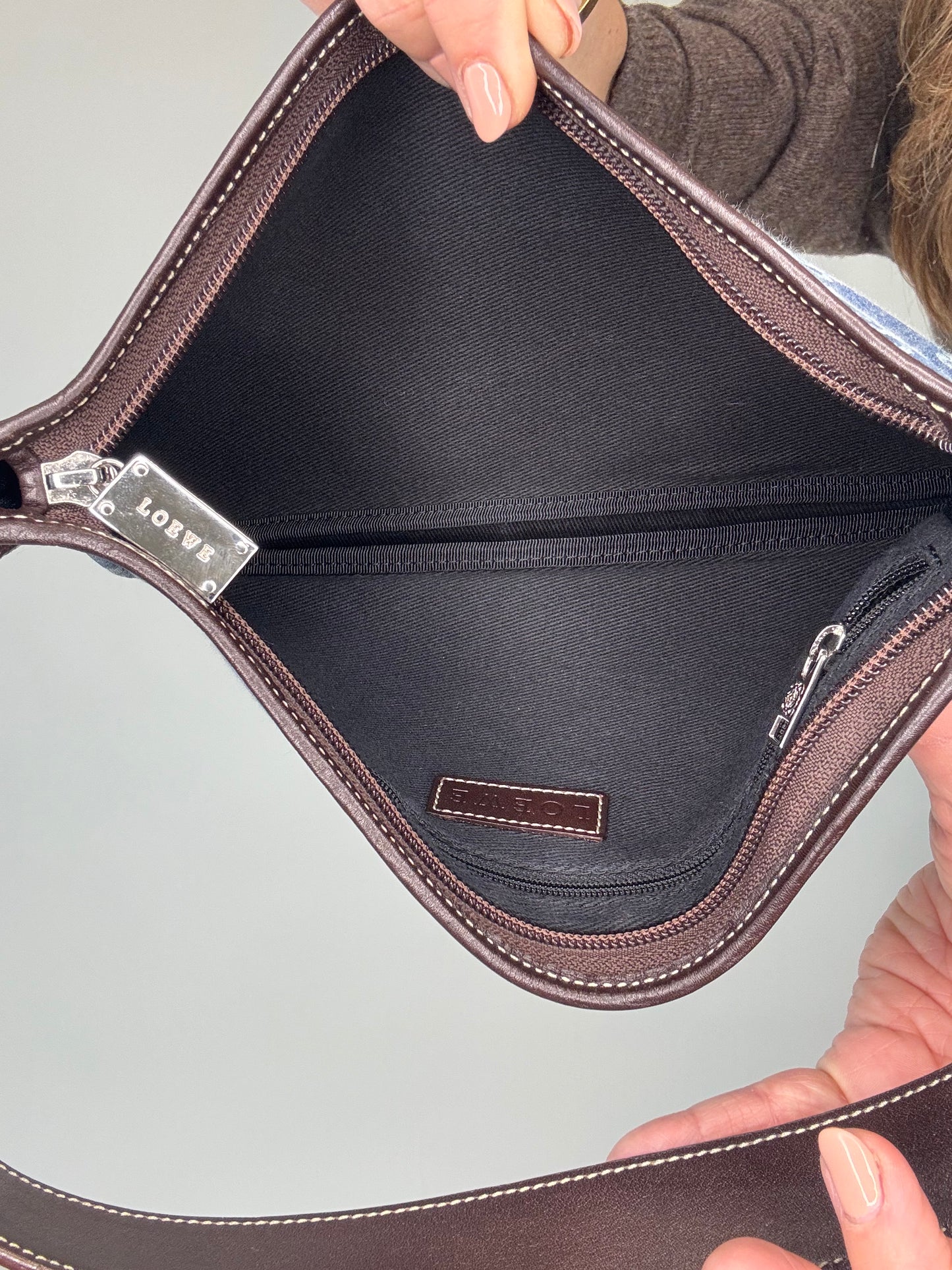 Loewe Demin Anagram Shoulder Bag