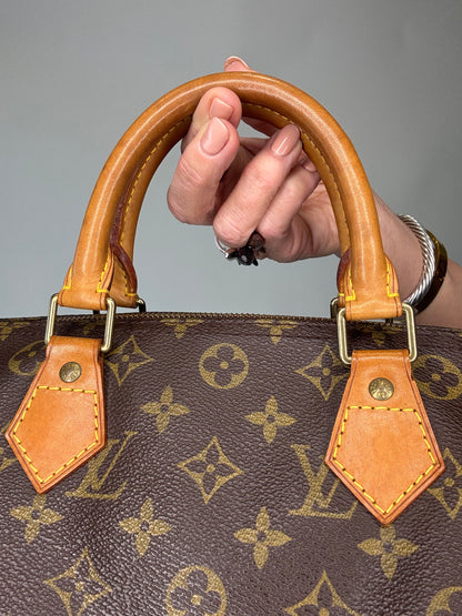 Louis Vuitton Monogram Vintage Speedy 30 With Lock