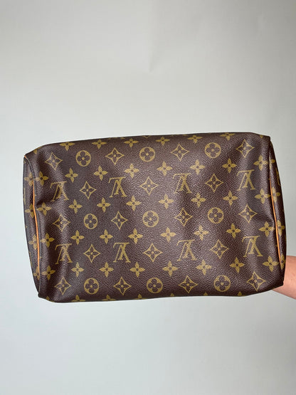 Louis Vuitton Monogram Vintage Speedy 30 With Lock