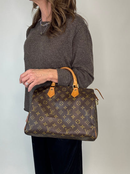 Louis Vuitton Monogram Vintage Speedy 30 With Lock