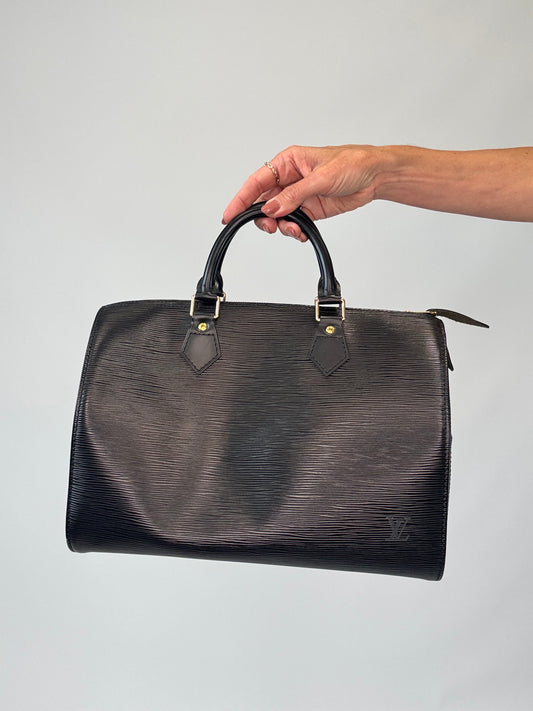 Louis Vuitton Epi Speedy 30 - Black