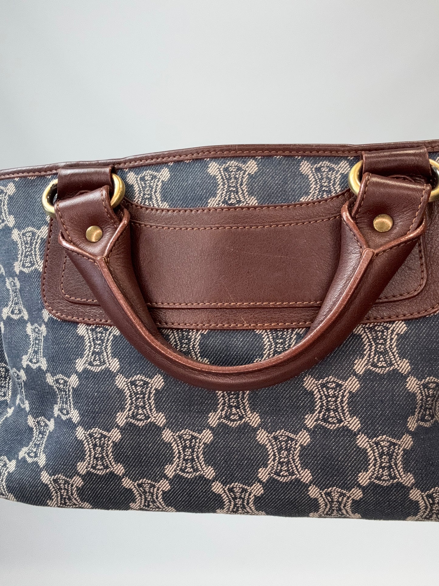 Celine Vintage Denim Boogie Bag