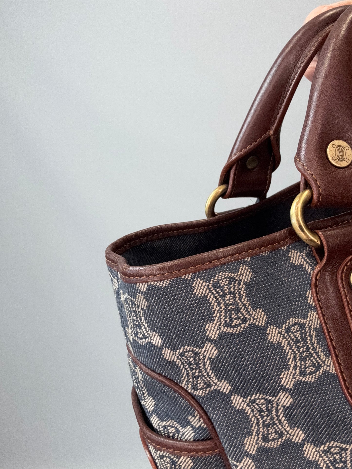 Celine Vintage Denim Boogie Bag