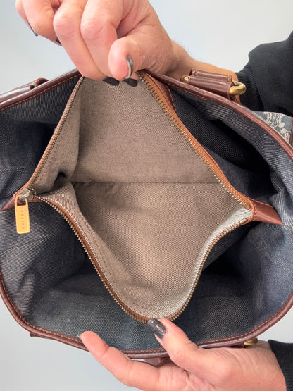 Celine Vintage Denim Boogie Bag