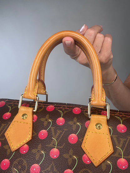 Louis Vuitton Takashi Murakami Cherry Speedy 25