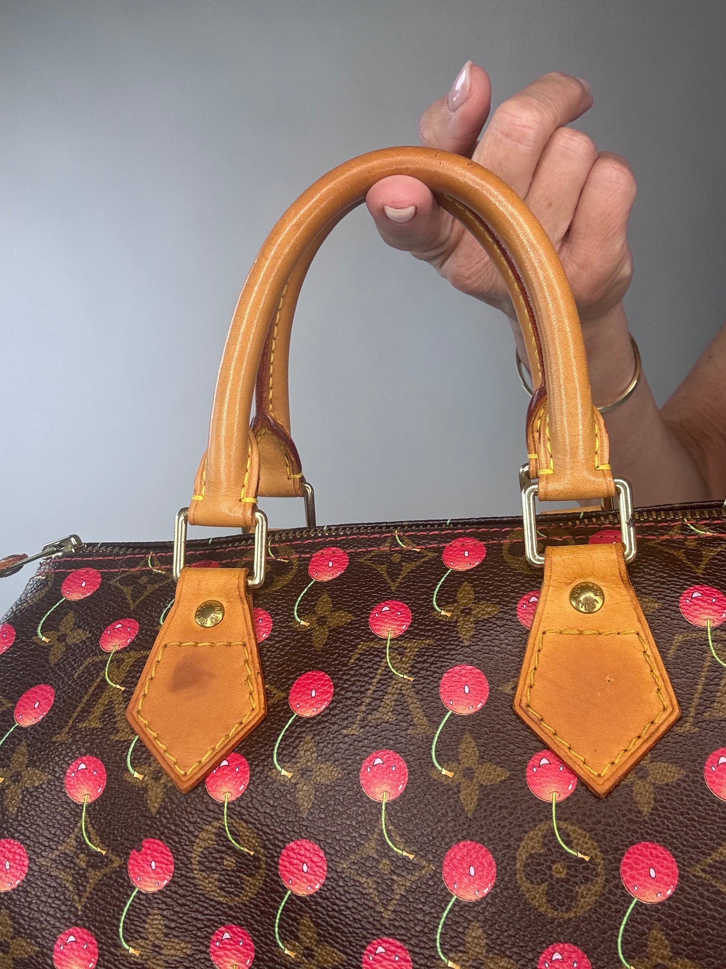 Louis Vuitton Takashi Murakami Cherry Speedy 25