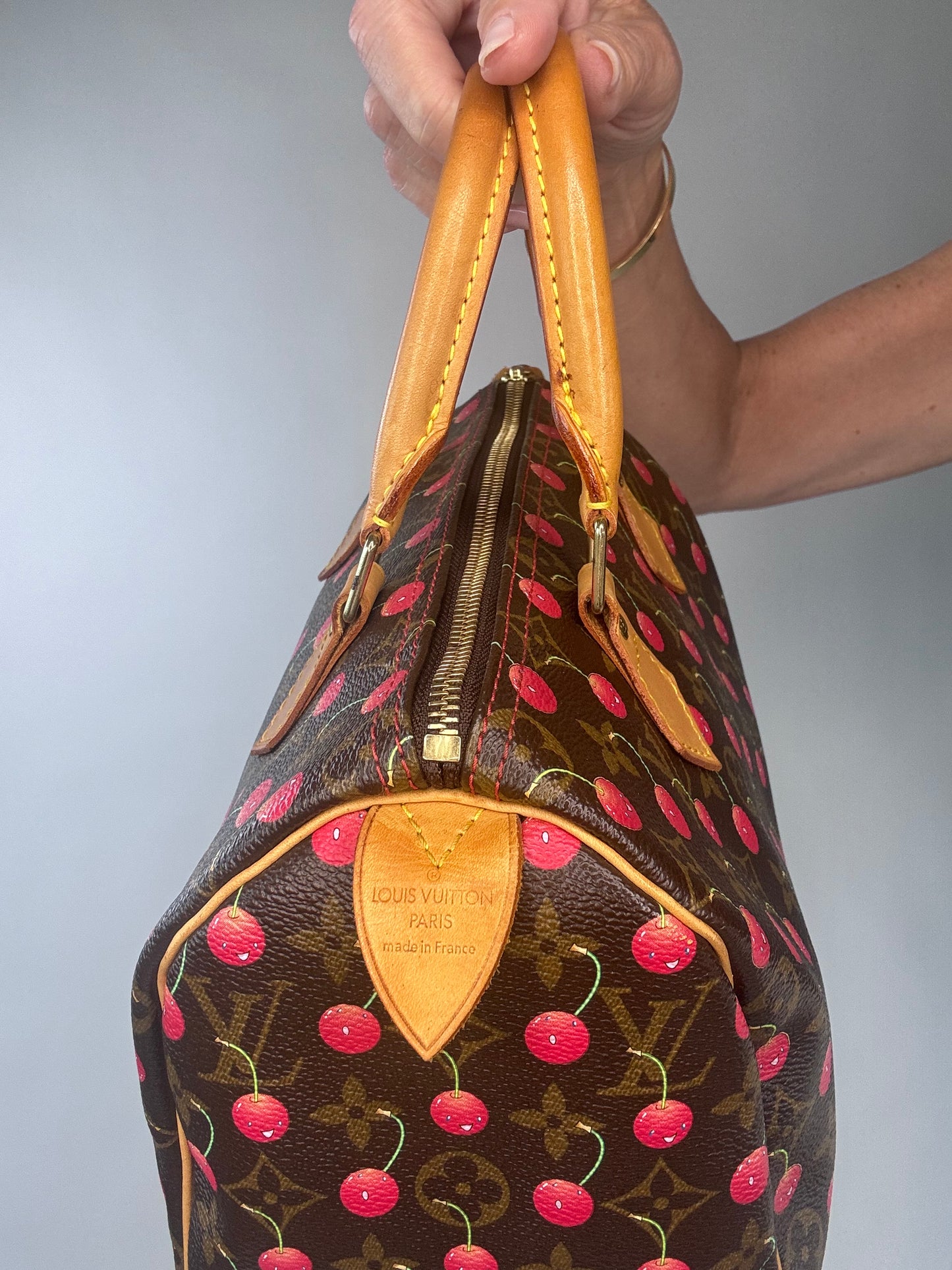Louis Vuitton Takashi Murakami Cherry Speedy 25