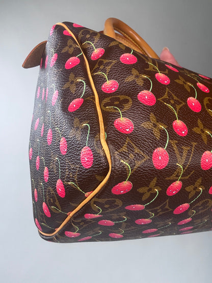 Louis Vuitton Takashi Murakami Cherry Speedy 25