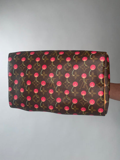 Louis Vuitton Takashi Murakami Cherry Speedy 25