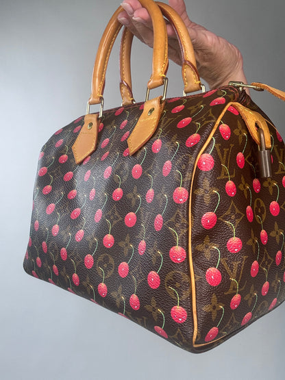 Louis Vuitton Takashi Murakami Cherry Speedy 25