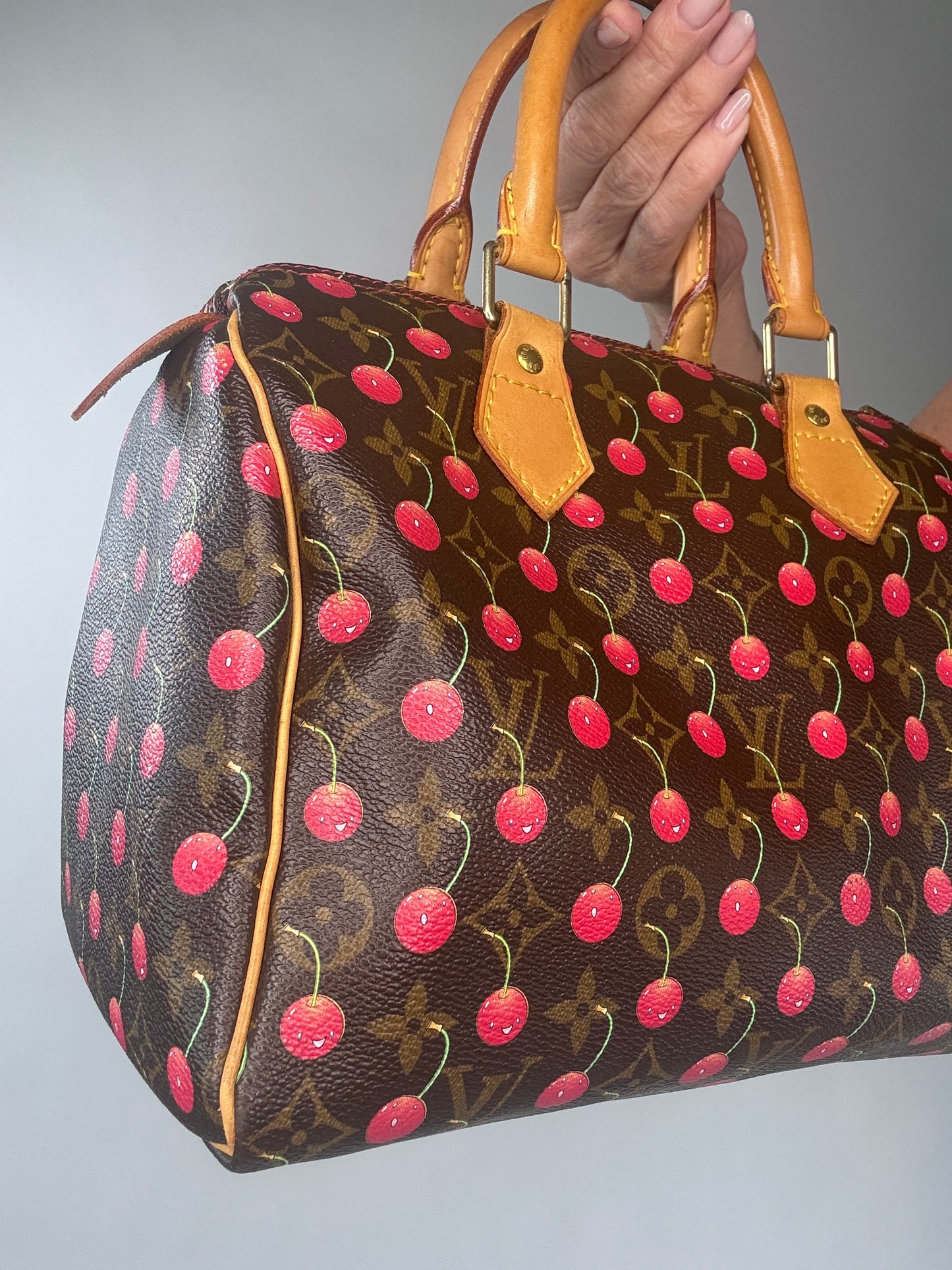 Louis Vuitton Takashi Murakami Cherry Speedy 25