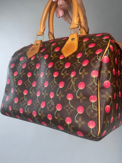 Louis Vuitton Takashi Murakami Cherry Speedy 25