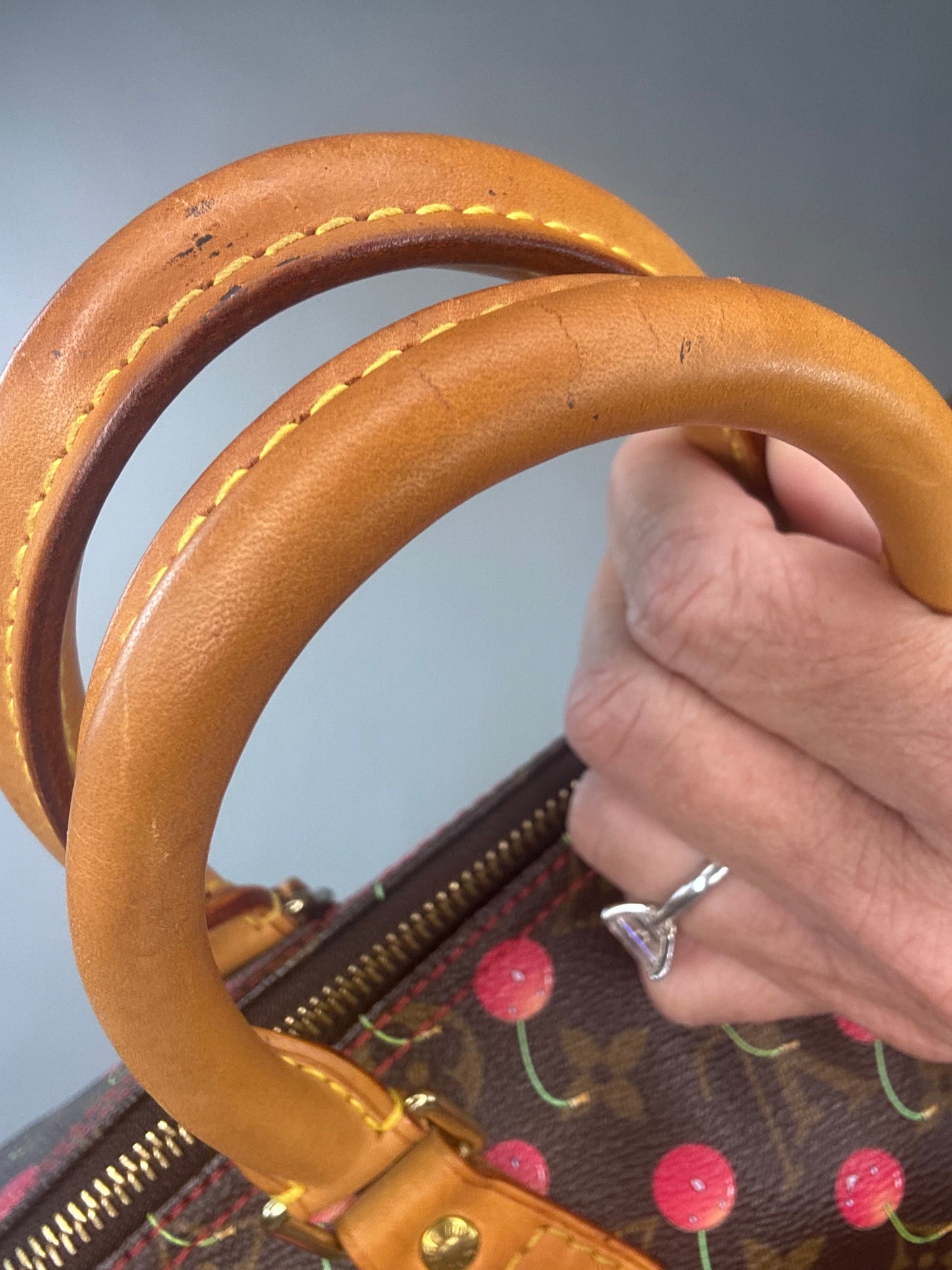 Louis Vuitton Takashi Murakami Cherry Speedy 25