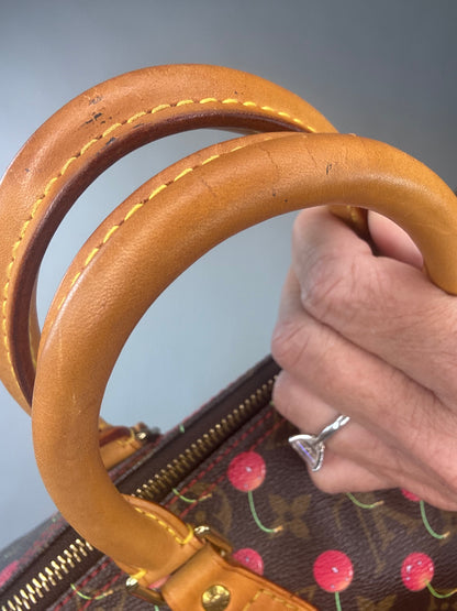 Louis Vuitton Takashi Murakami Cherry Speedy 25