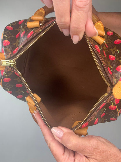 Louis Vuitton Takashi Murakami Cherry Speedy 25