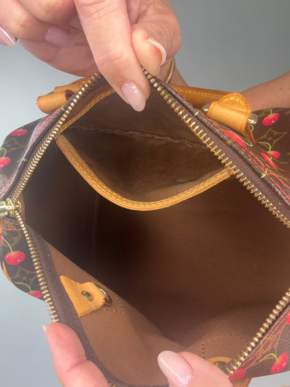 Louis Vuitton Takashi Murakami Cherry Speedy 25