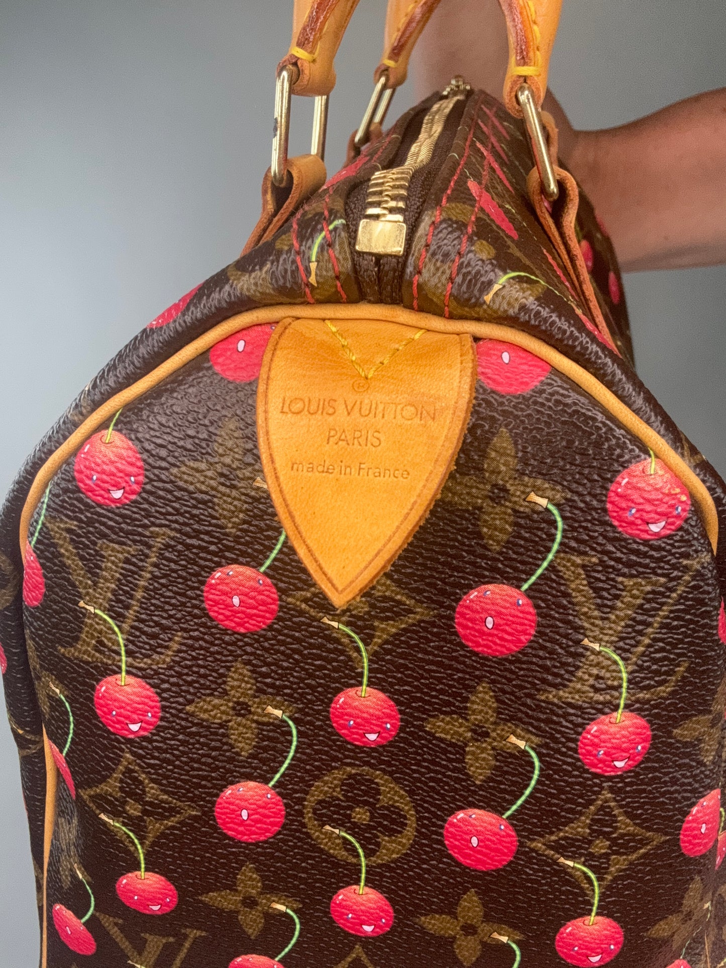 Louis Vuitton Takashi Murakami Cherry Speedy 25