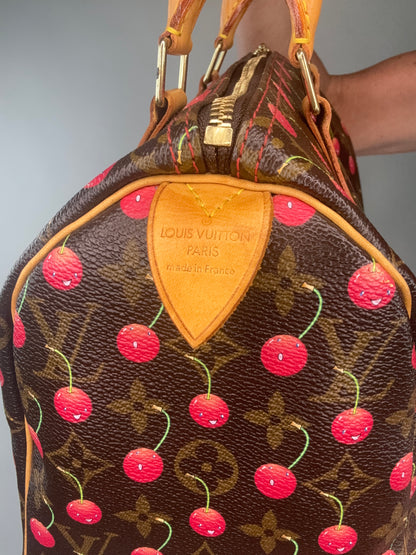 Louis Vuitton Takashi Murakami Cherry Speedy 25