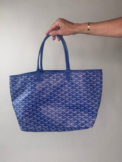 Goyard St Louis PM With Pouch Blue