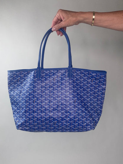 Goyard St Louis PM With Pouch Blue