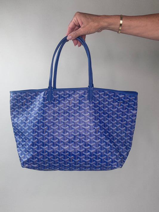 Goyard St Louis PM With Pouch Blue