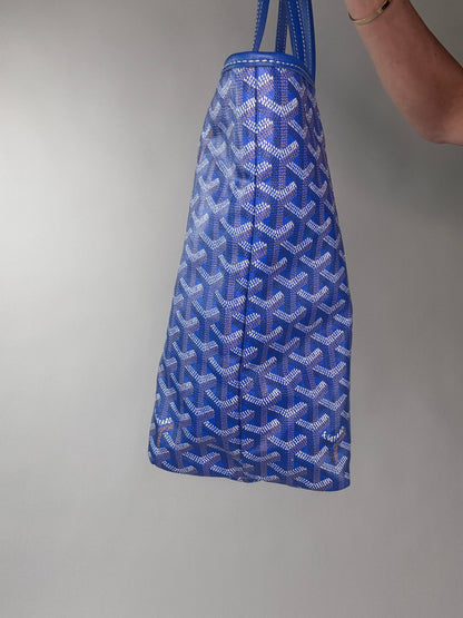 Goyard St Louis PM With Pouch Blue