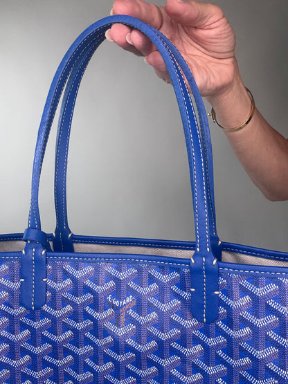 Goyard St Louis PM With Pouch Blue