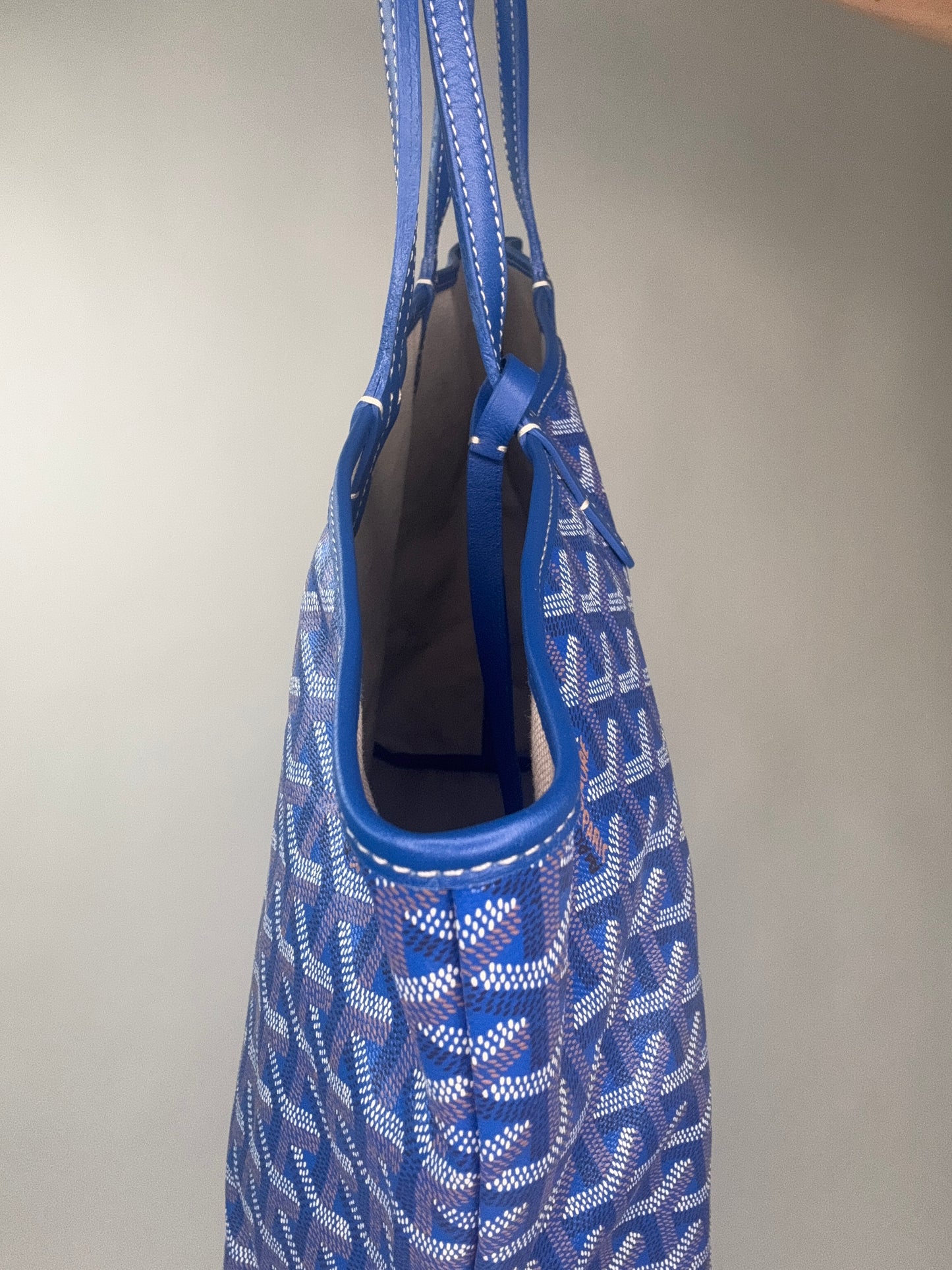 Goyard St Louis PM With Pouch Blue