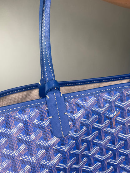 Goyard St Louis PM With Pouch Blue