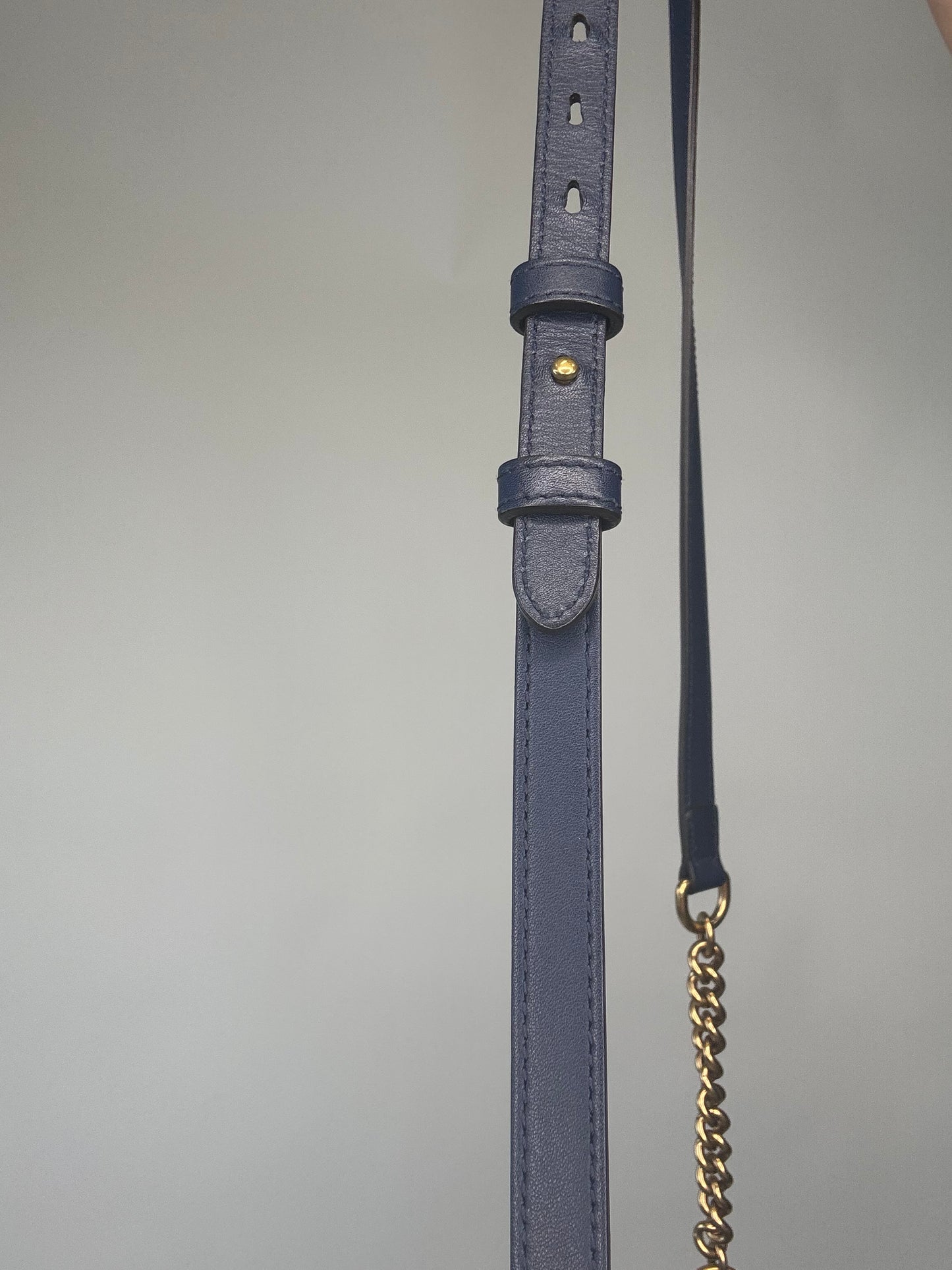 Gucci GG Marmont Denim Shoulder Bag