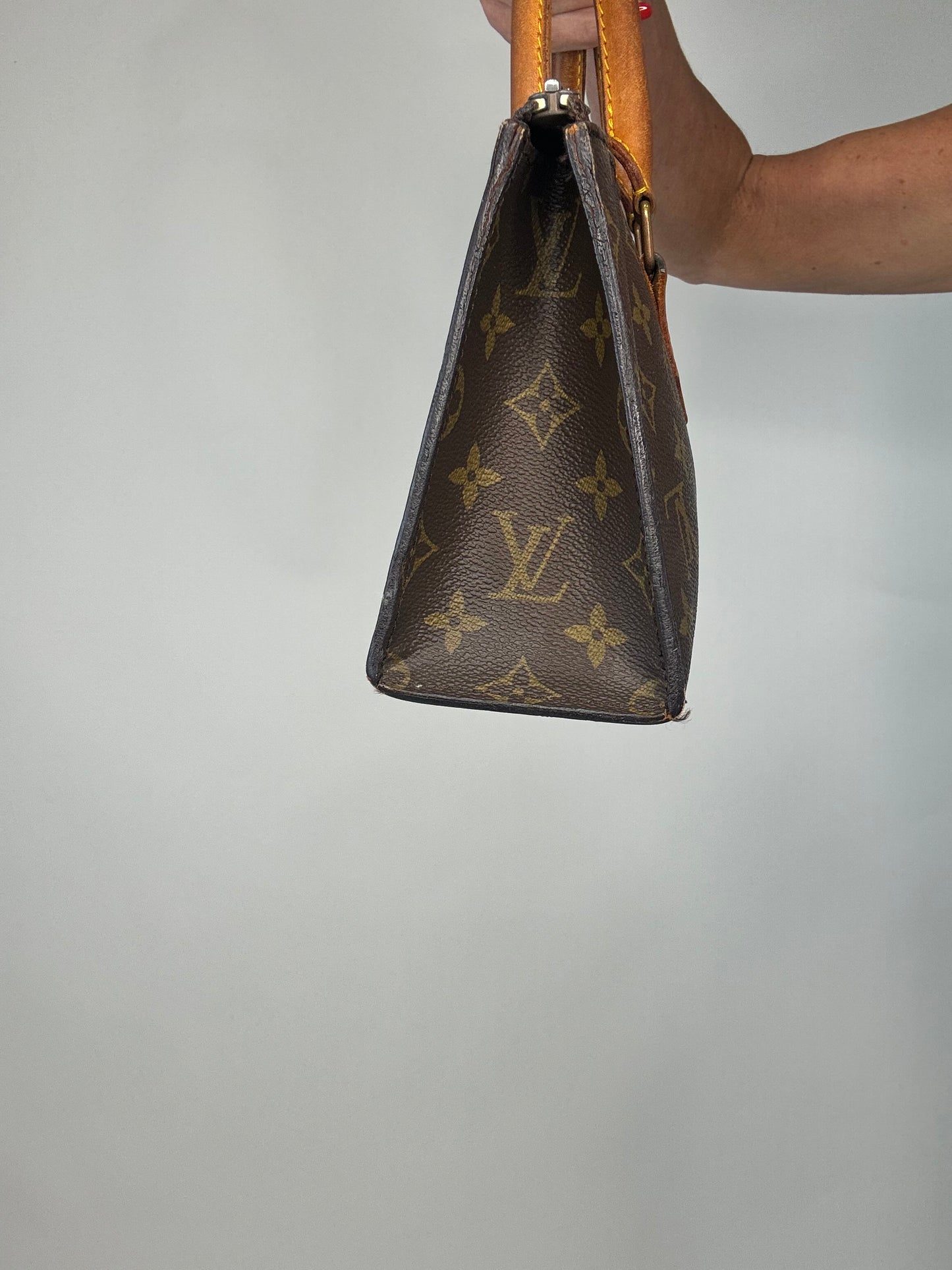 Louis Vuitton Rare Monogram Triangle Sac