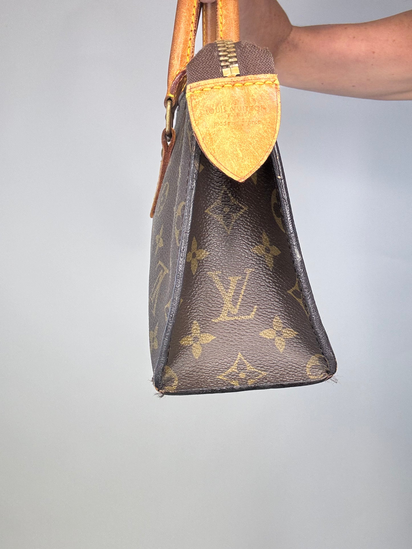 Louis Vuitton Rare Monogram Triangle Sac