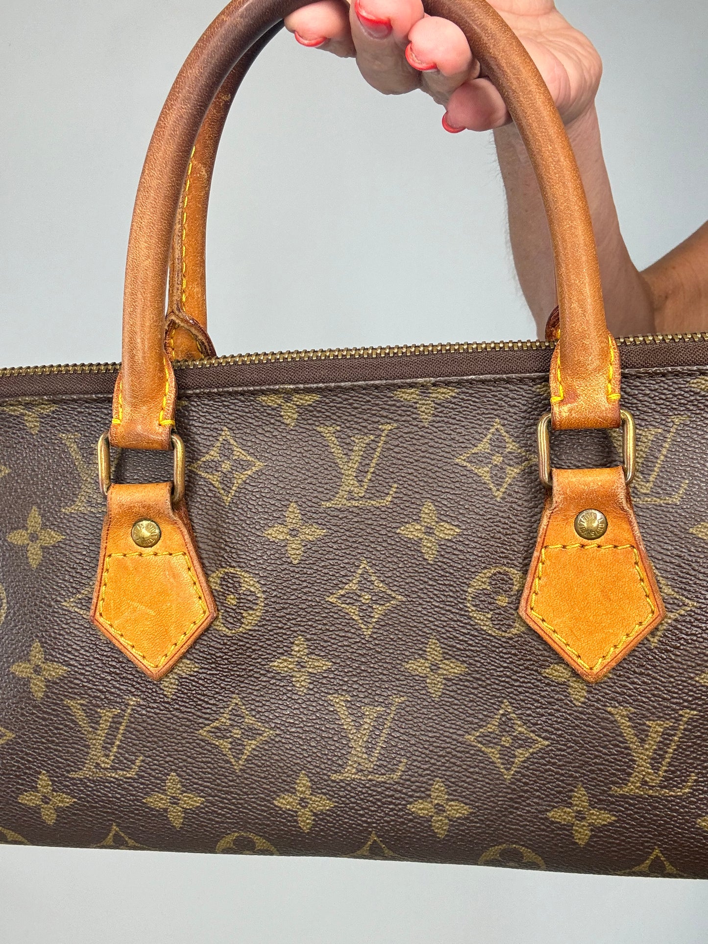 Louis Vuitton Rare Monogram Triangle Sac