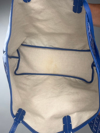 Goyard St Louis PM With Pouch Blue