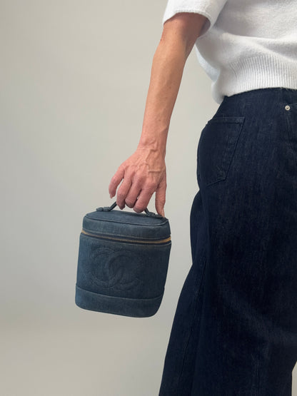 Chanel Timeless Vanity - Blue Denim
