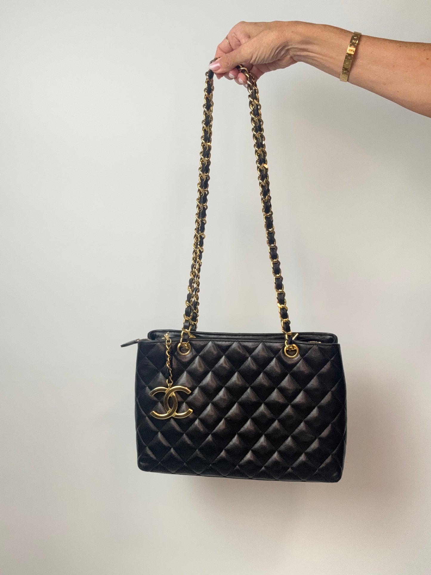Chanel Vintage CC Charm Tote — 1989