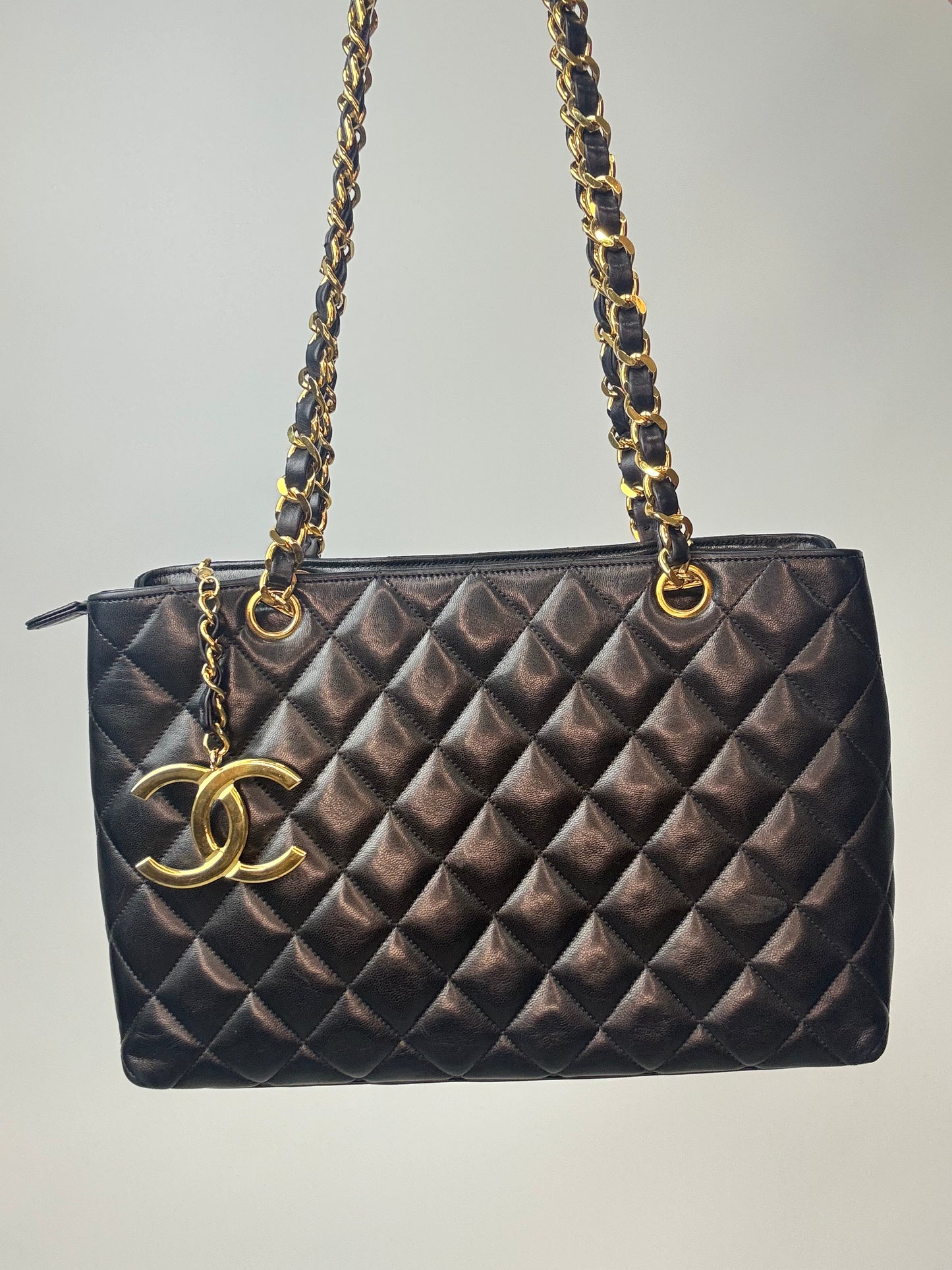 Chanel Vintage CC Charm Tote — 1989