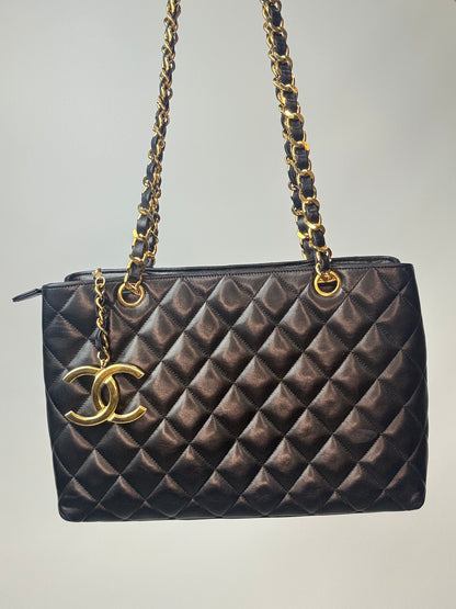 Chanel Vintage CC Charm Tote — 1989
