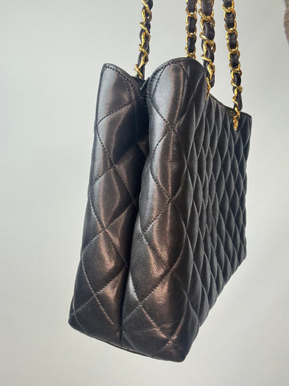 Chanel Vintage CC Charm Tote — 1989