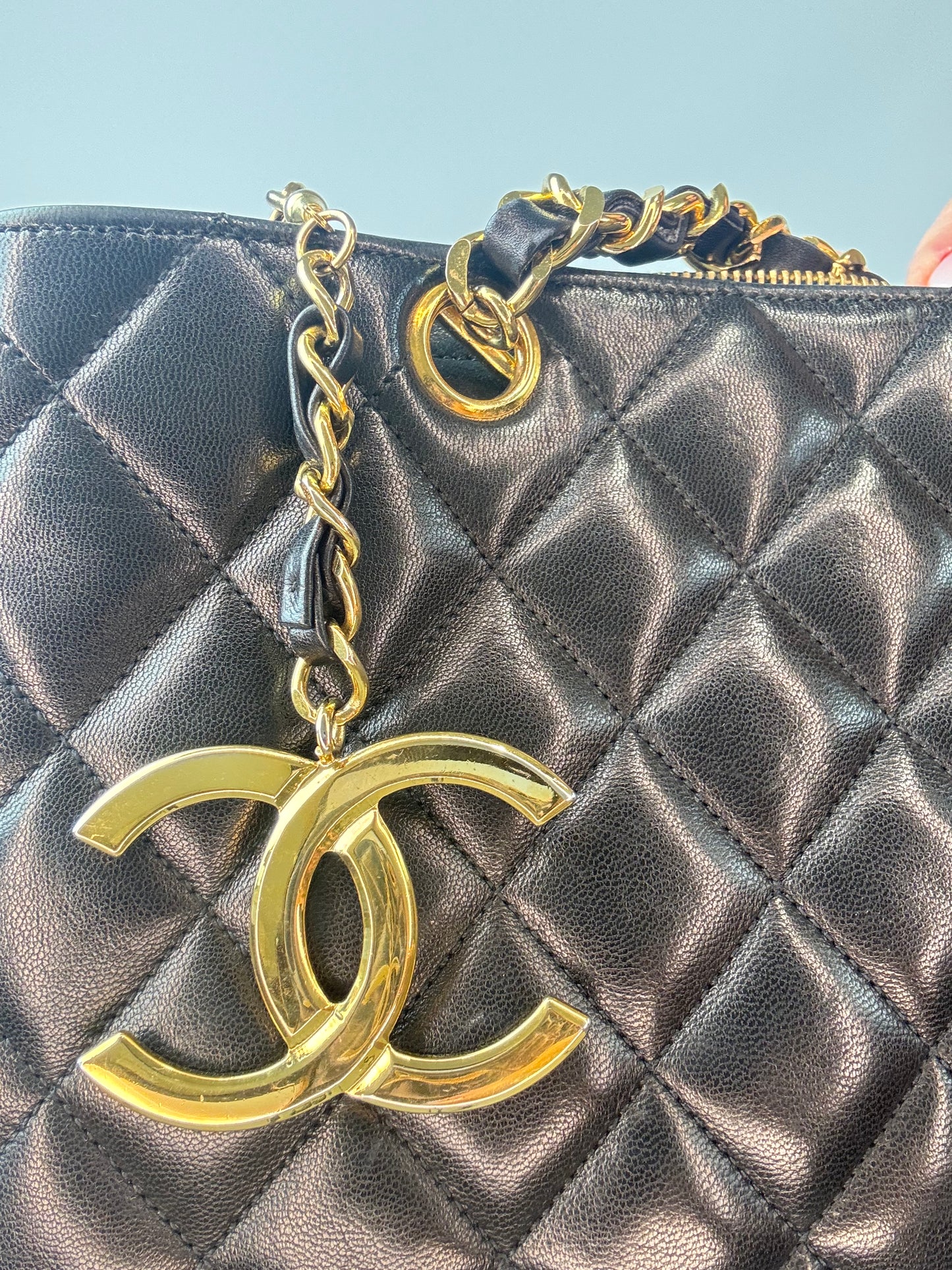 Chanel Vintage CC Charm Tote — 1989