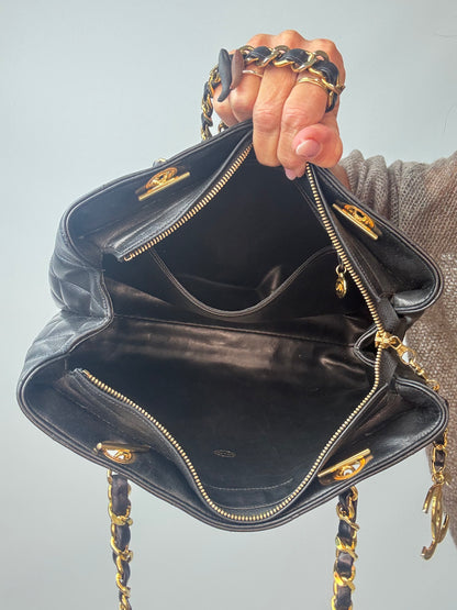 Chanel Vintage CC Charm Tote — 1989