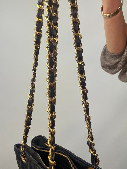 Chanel Vintage CC Charm Tote — 1989