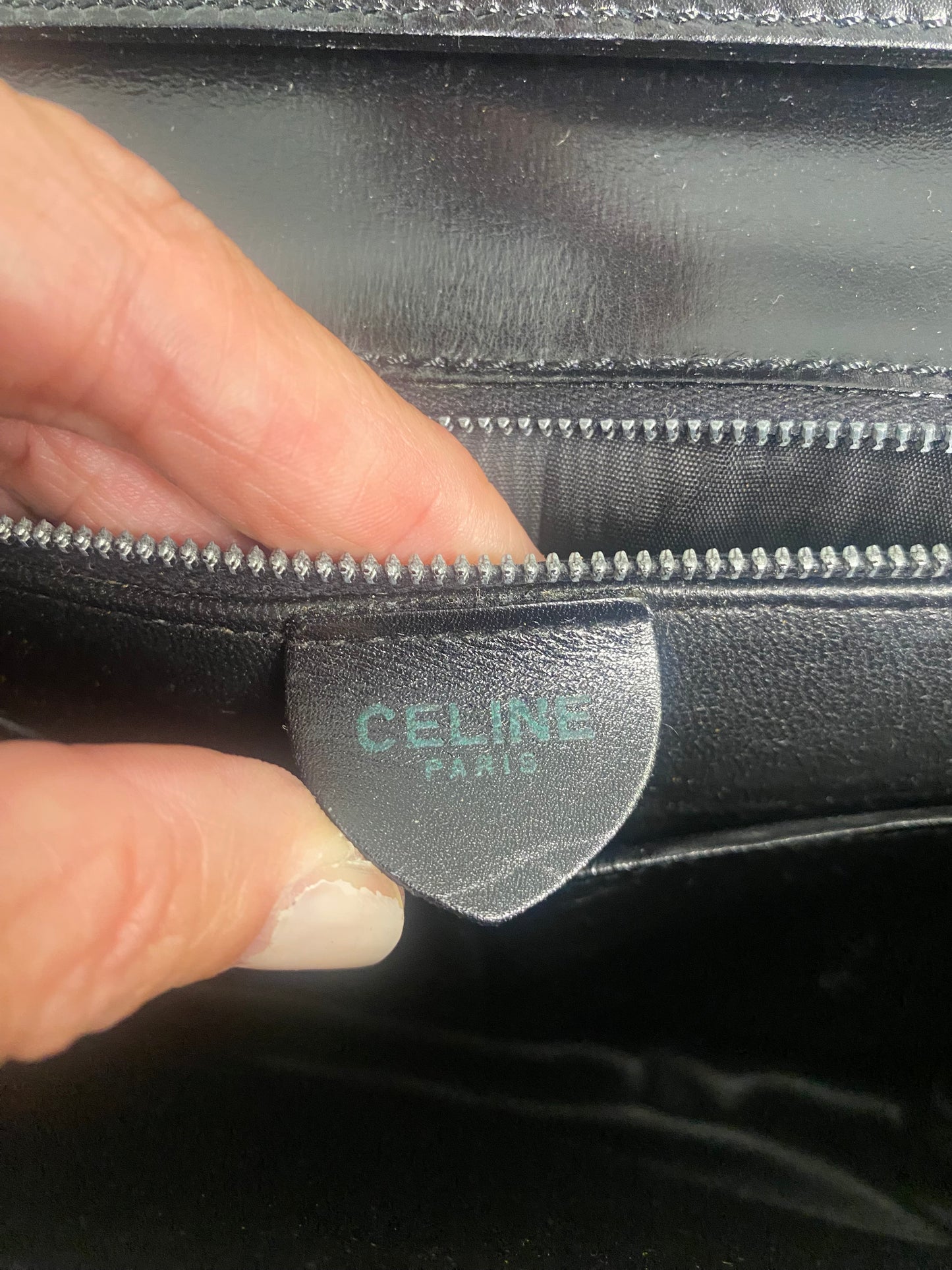 Celine vintage pony hair triomphe shoulder bag – Bag Babes