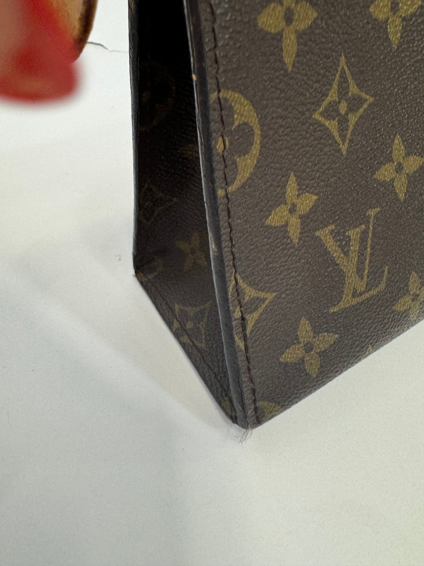 Louis Vuitton Rare Monogram Triangle Sac